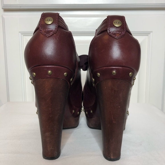 Ugg Celestina high heel clog / bootie - Picture 4 of 8